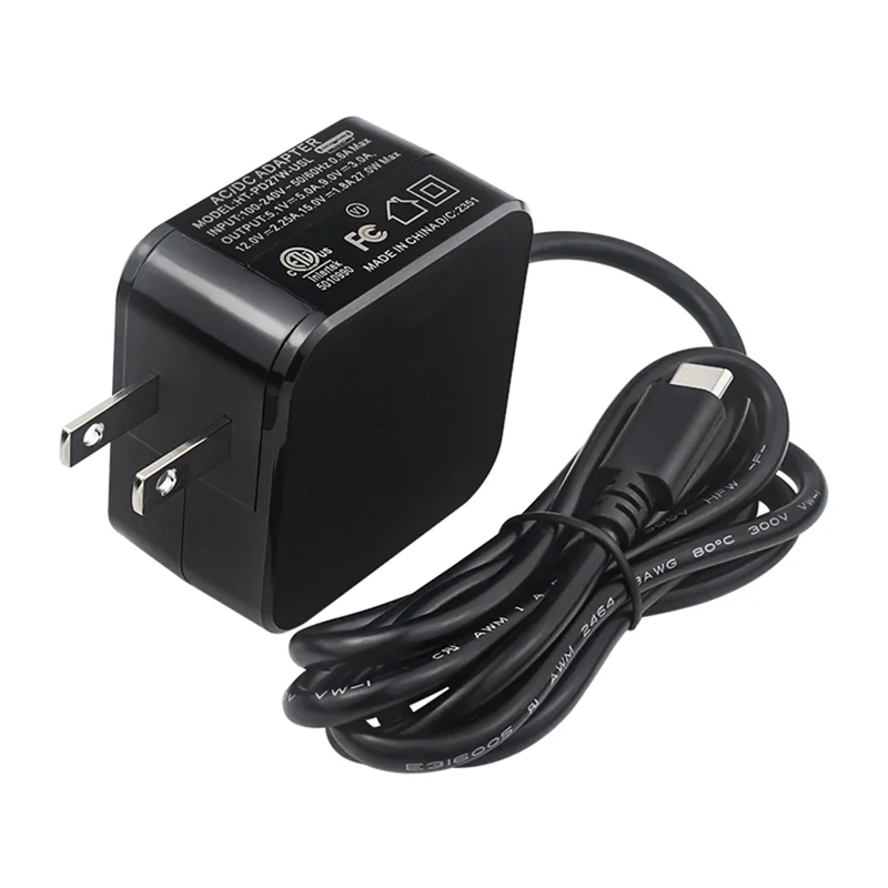 Raspberry Pi 5 PD 27W 5.1V 5A USB Type-C Power Adapter