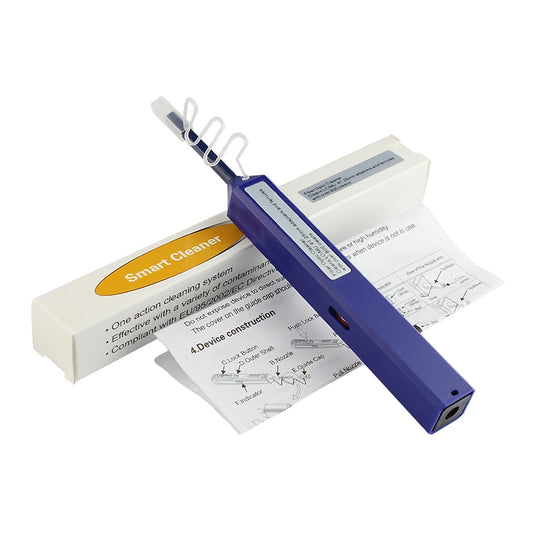 Custom Ergonomic Fiber Cleaner Optic Fiber Cleaner Fiber Optic One-Click Cleaner Fiber Screen Cleaner 1.25mm (SC,ST,FC)800+ cleanings Manufacturer
