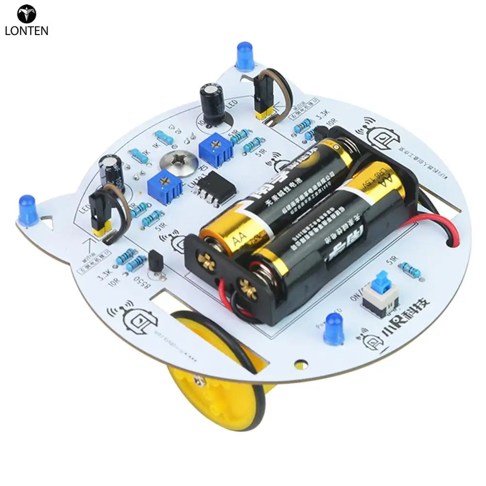Custom Lonten DIY High Tech Toys Mini Cat DIY Smart RC Robot Car Tracking STEAM Educational Programmable ToysKit Manufacturer