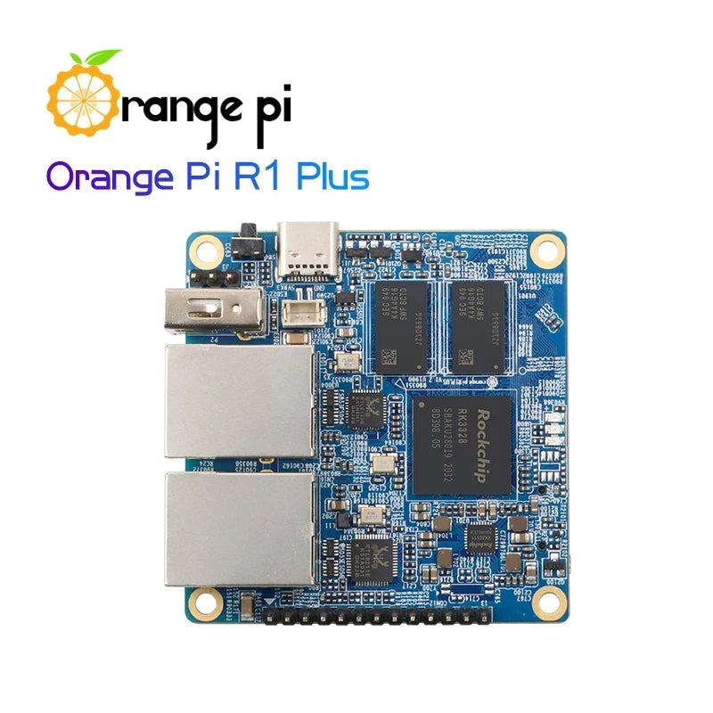 Custom  Orange Pi R1 Plus,Portable Travel Router SBC OpenWRT with Dual GbE,1GB Rockchip RK3328,Support Android 9/Ubuntu/Debian OS Manufacturer