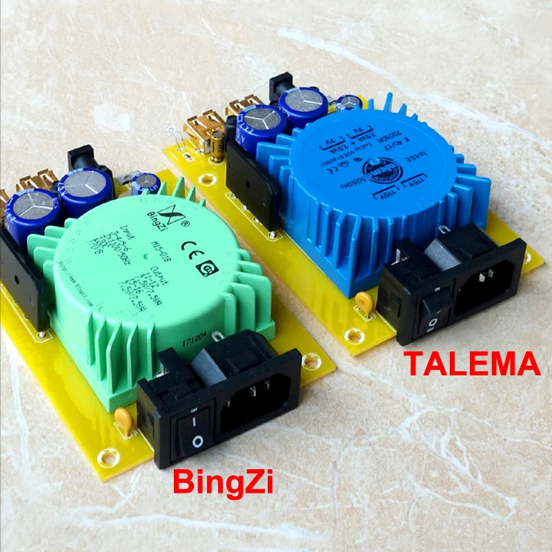 Custom 15W DC5V USB Audio Linear Power Supply for LT1086CT CLC Filters DC5521 Low Noise CAS XMOS for DAC Headphone Amplifiers board Manufacturer