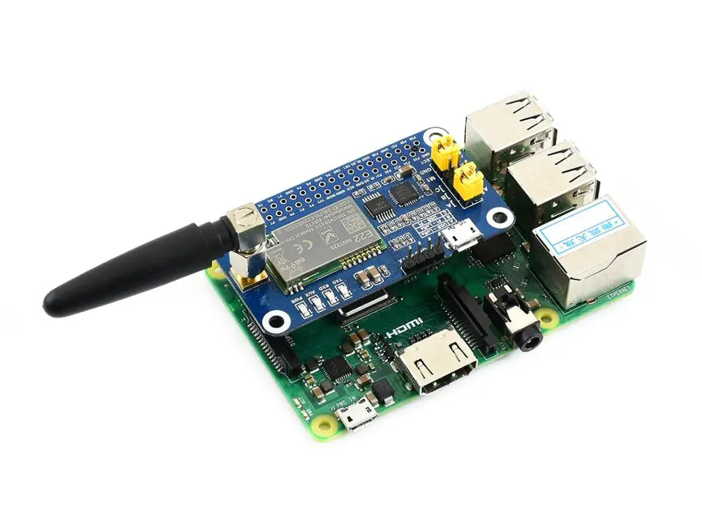 Custom SX1262 LoRa HAT for Raspberry Pi Spread Spectrum Modulation 868MHz Frequency Band Custom PCB spot light pcba Manufacturer