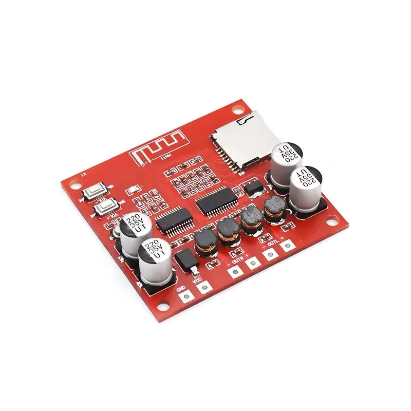 Custom 15W*2  DIY Digital Power  Amplifier Dual Channel Stereo TF Card Play 12v~24v Audio Amp audio Amplifier Board pcb assembly Manufacturer