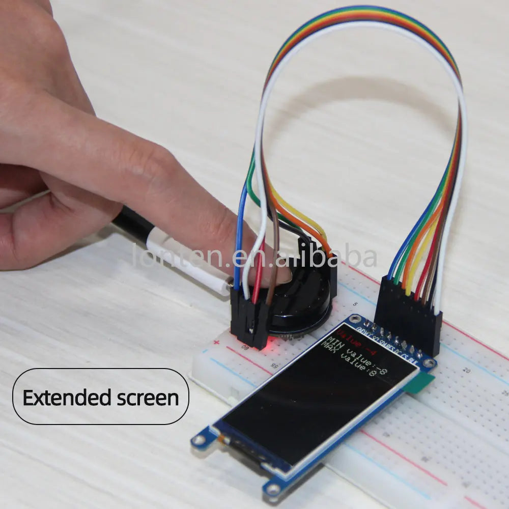 Custom TTGO T-Encoder ESP32 Wireless Module RGB LED Ring Encoder T-U2T Downloader WiFi BT Programming Development Board Manufacturer