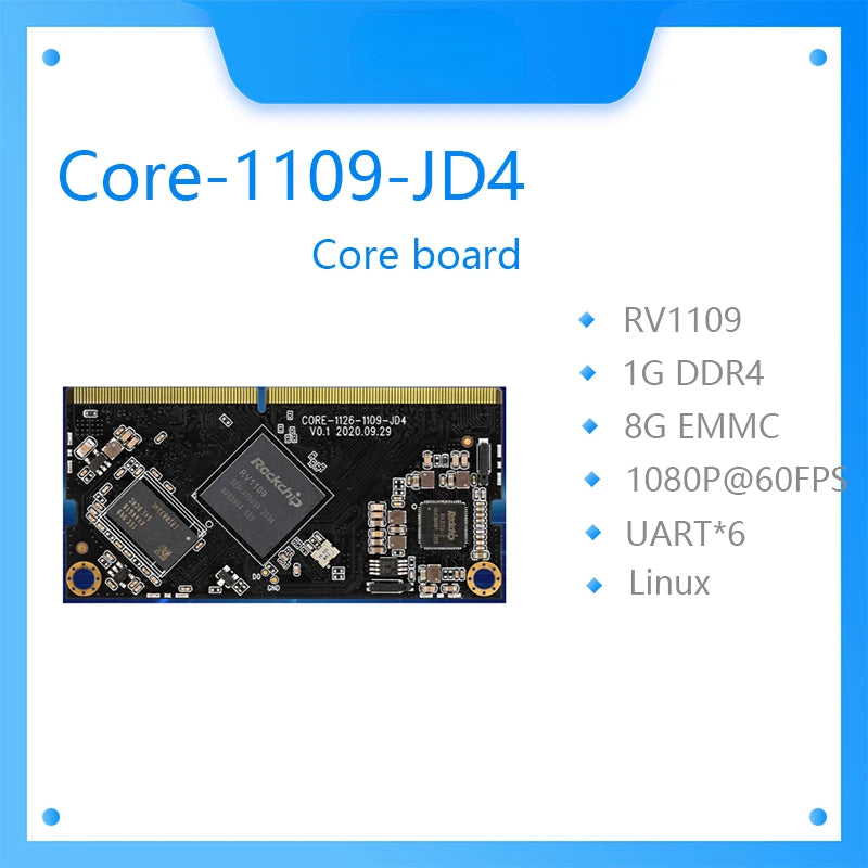 Custom PCBA Core-1109-JD4 High-Performance AI Vision Core Board  1G+8G Development Boards Manufacturer