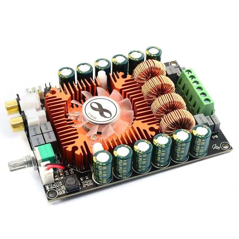 Custom 2*160W TDA7498E power digital amplifier board Audio 2.0 HIFI stereo Class D BTL 220W DC12V-36V AMP amplifiers pcb assembly Manufacturer
