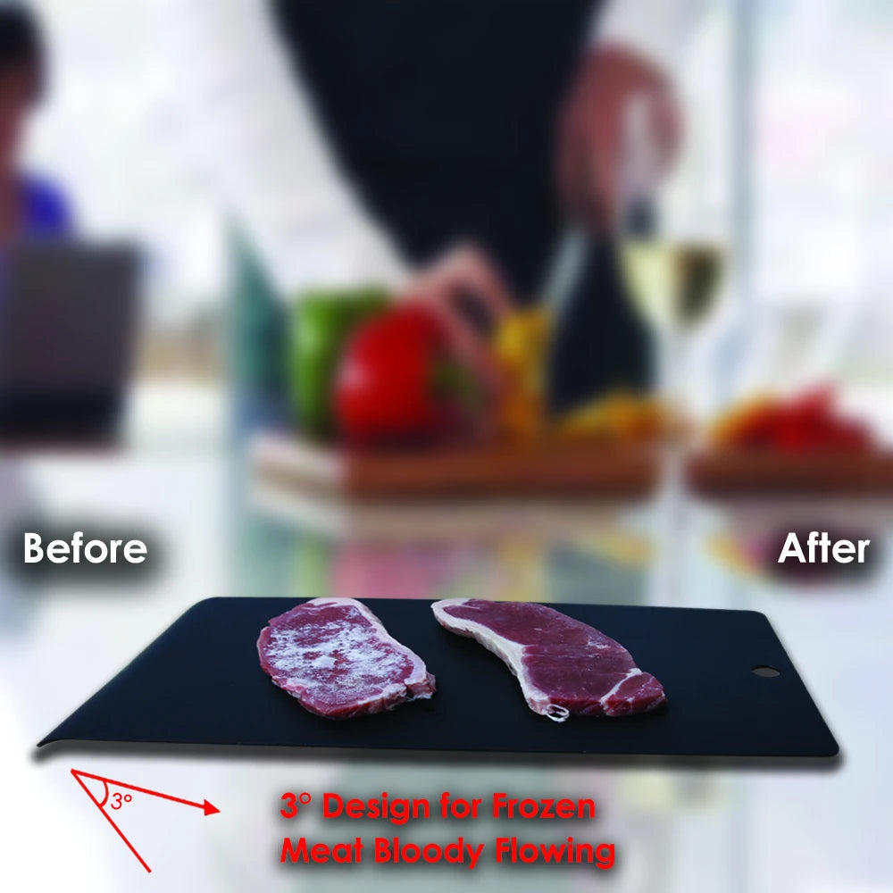 Custom PCI technology superconducting material Fast Defrost Tray Fast Thaw Frozen Food Meat  Defrosting Plate Board Defrost Tray Manufacturer