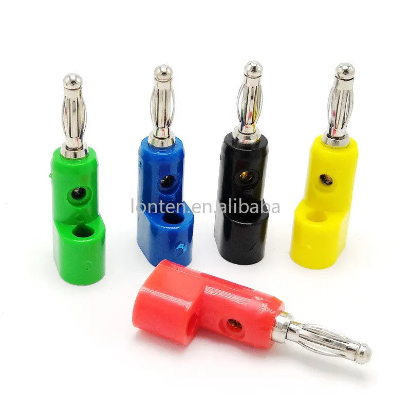 Custom Custom 4mm Bending Banana Jack Plug Socket for Binding Post Test Probes Terminal Connector The Shape Electrical Connecting Tool Manufacturer