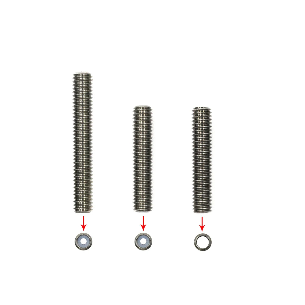 Custom Stainless Steel Throat Long M6 30mm 40mm Threaded For MK8 MK9 1.75mm Filament 3D Printers Parts Tube Full Metal Part 4.1 Manufacturer