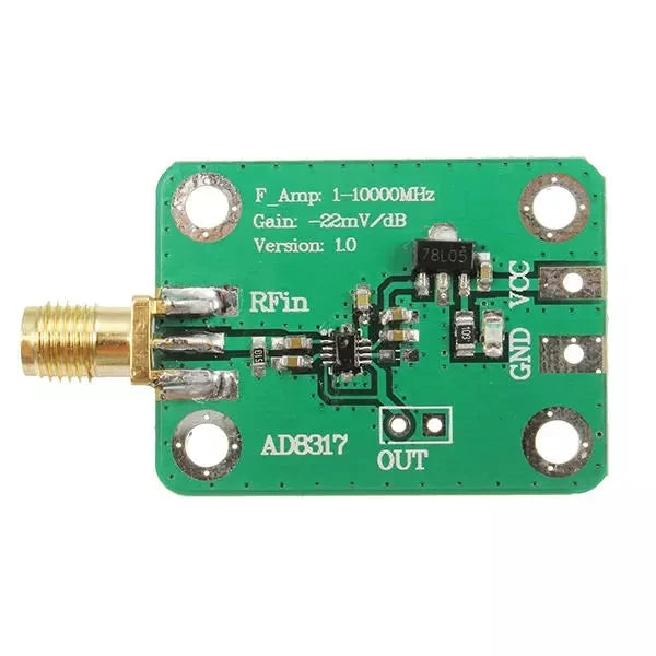Ad8317 Custom 3pcs/lot 1M-10000MHz AD8317 Radio Frequency Logarithmic Detecto ...