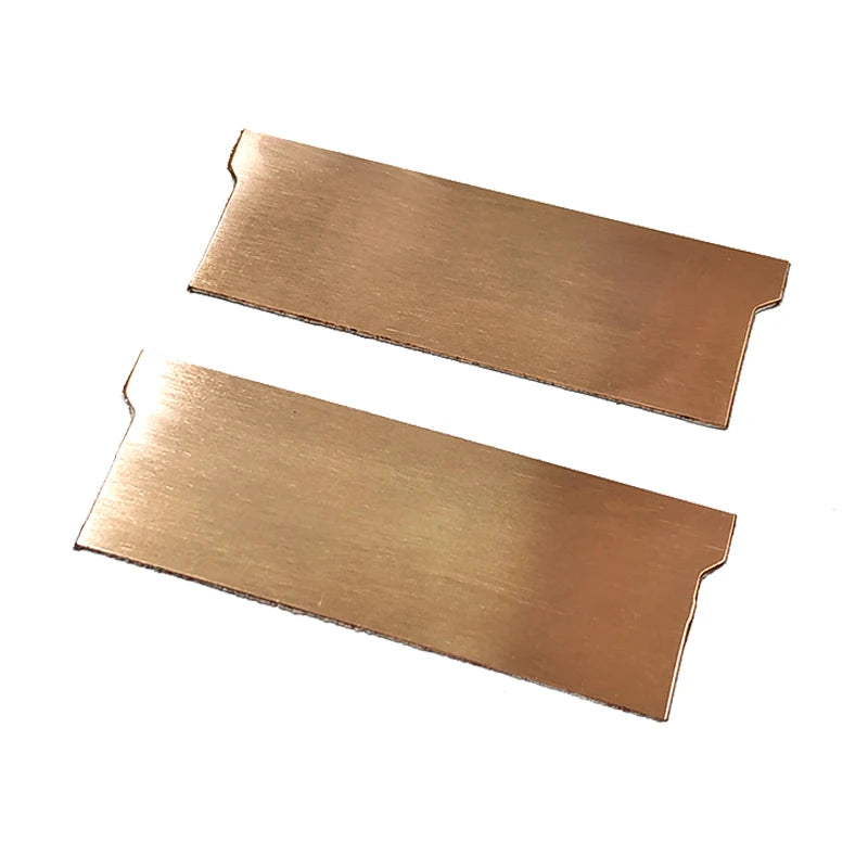 Custom 1set Pure Copper Notebook Gaming Laptop Memory Heatsink Cooling Radiator RAM Memory Cooler Heat Sink 0.5mm Manufacturer