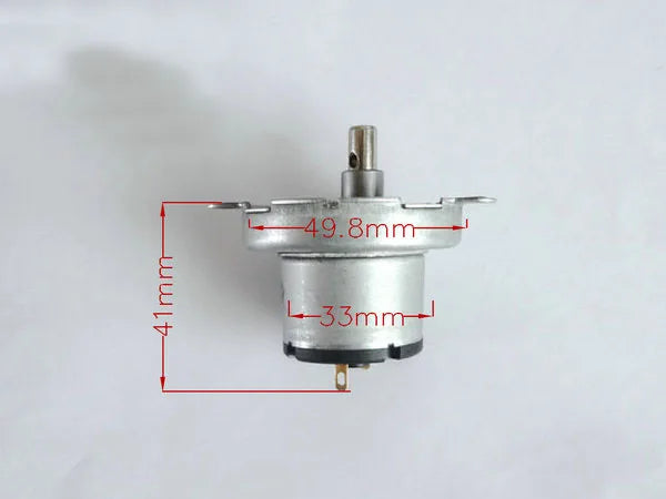 Custom JS-520 Electric Motor  DC D-Shaft High Torque Microwave Micromotor POM Plastic Gear Gearbox Manufacturer