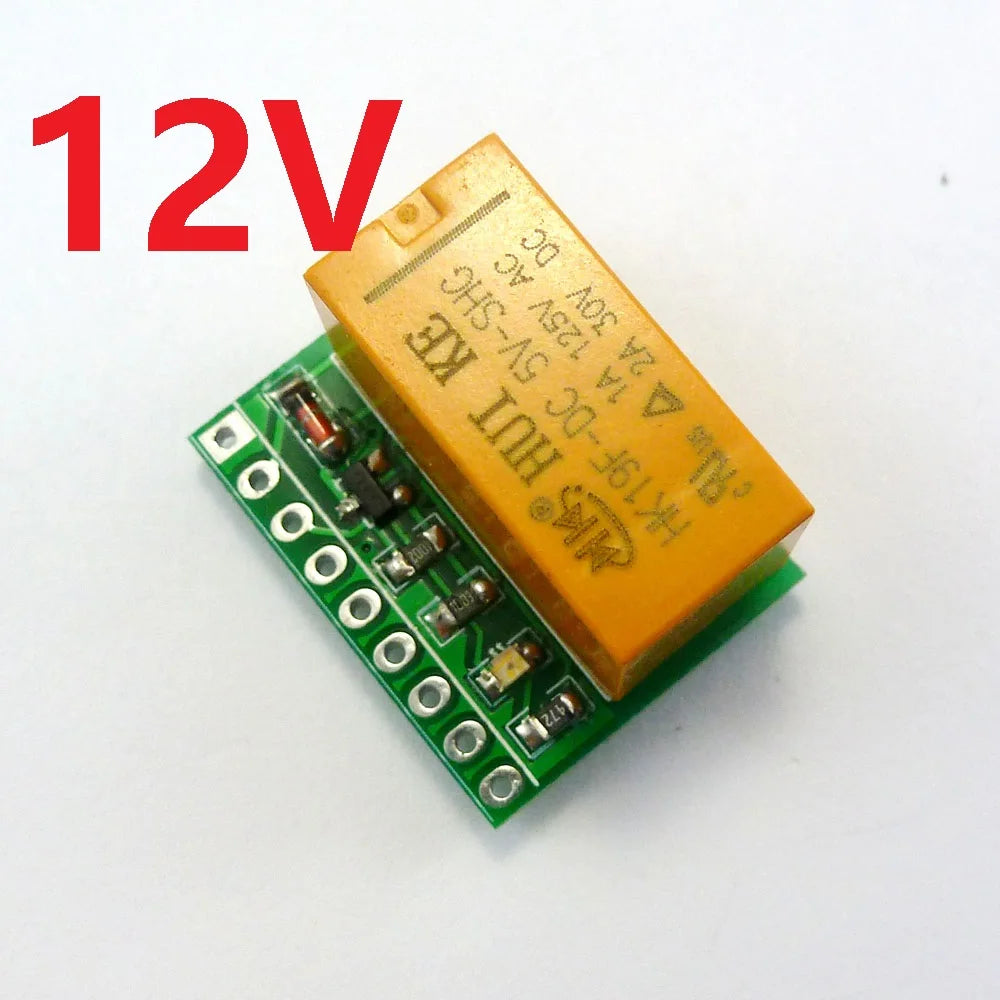 Custom OEM 4PCS DC 12V 1CH DPDT Signal Relay Module Board HK19F PCB Board for LED Motor o equipment Level polarity inversion Manufacturer