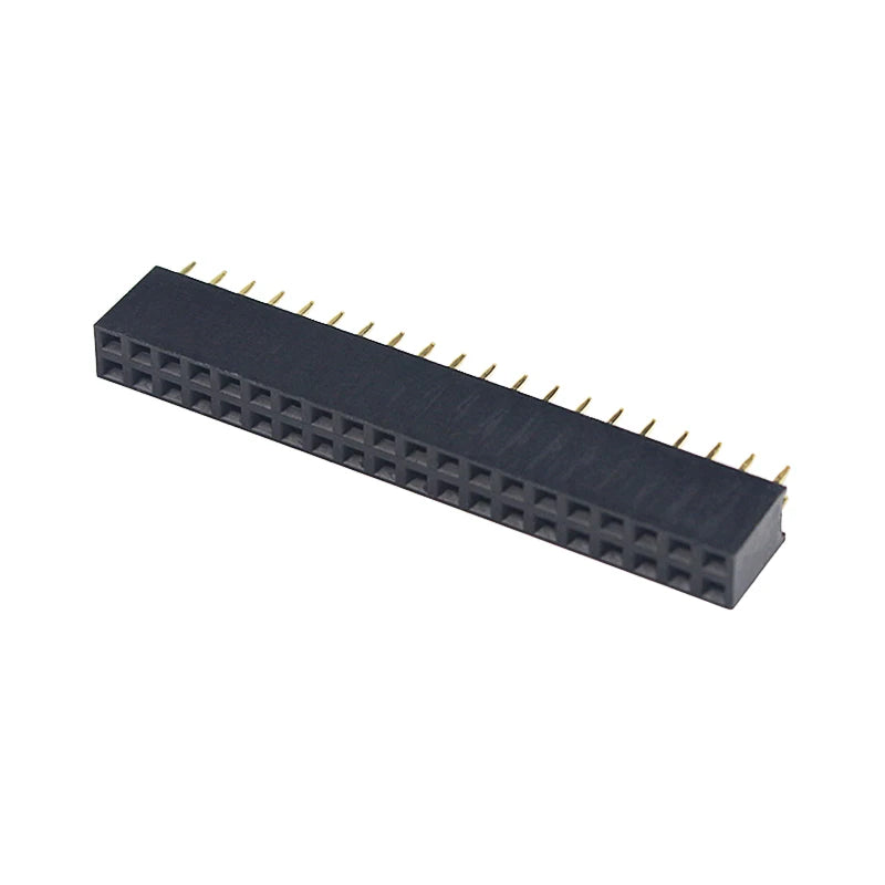 Caturda Raspberry Pi 20-Pin Double Row Straight Header Strip IDC PCB Connector for Raspberry Pi 5/4B/3B+/3B/Zero W/