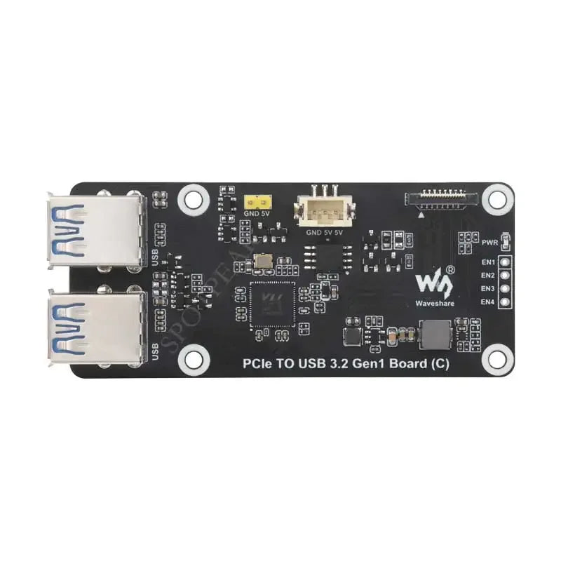 Custom Raspberry Pi 5 PCIe to USB3.2 Gen1 Extension Board Hub 5Gbps for Raspberry Pi OS Educational Use Drive Free