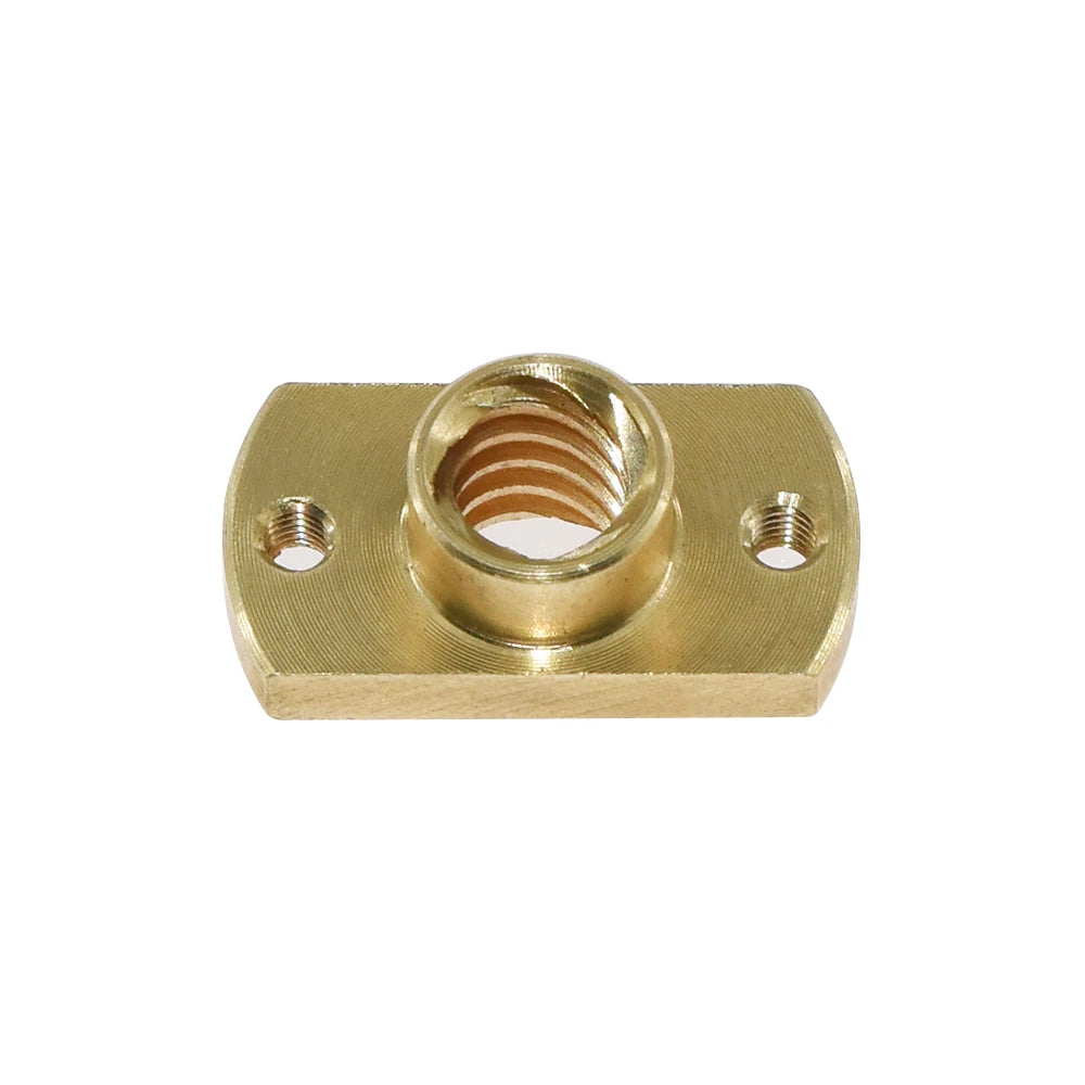 Custom T8 lead screw nut Pitch 2mm Lead 8mm Brass T8 x 8mm Flange Lead Screw Nut for CNC Parts Ender 3 CR-10 3D Printer Accessories Manufacturer