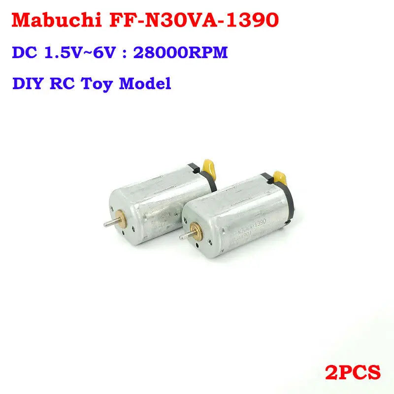 Custom 2PCS Japan Mini Mabuchi FF-N30VA-139 Motor DC 1.5V-6V 28000RPM High Speed DIY RC Toy Aircraft Model Manufacturer