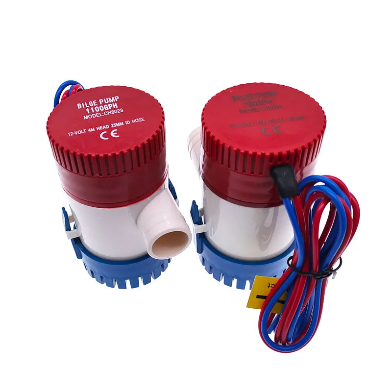 Custom 1Pcs bilge pump 12v 24V 1100gph 750gph water pump used in boat seaplane motor homes houseboat Manufacturer