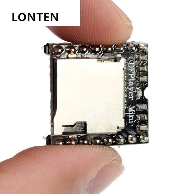 Custom Lonten 100Pcs/lot Mini MP3 Player Module DFPlayer MP3-TF-16P Support MP3/WAV/WMA TF Card FAT16/32 with Simplified Output Manufacturer