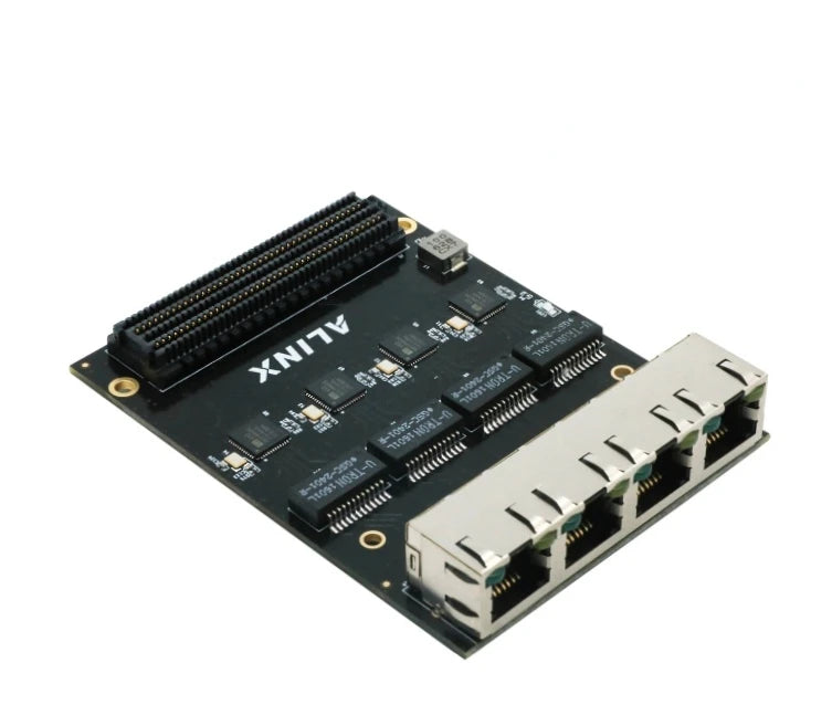 Custom Custom PCB xvideo pcba FL9031: 4 1000M Ethernet FMC Daughter Card for FPGA Board  KSZ9031 lighting pcba board Manufacturer