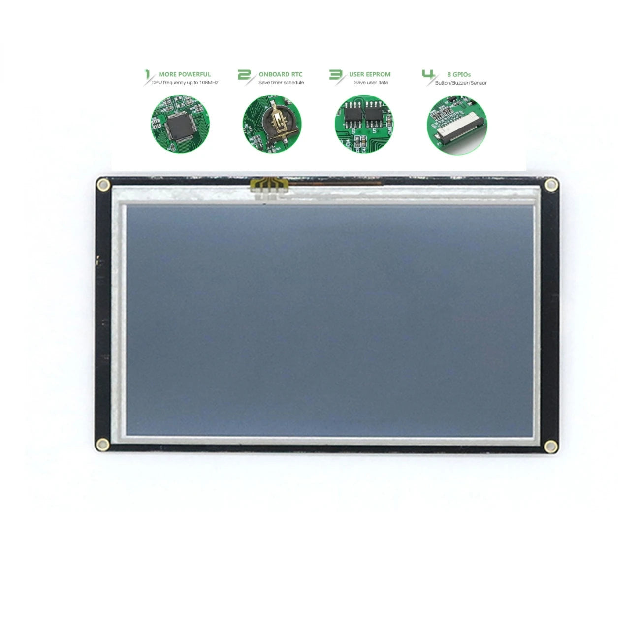 Custom 5.0 Nextion Enhanced HMI Intelligent Smart USART UART Serial Touch TFT LCD Module Display Panel For Raspberry Pi kit Manufacturer