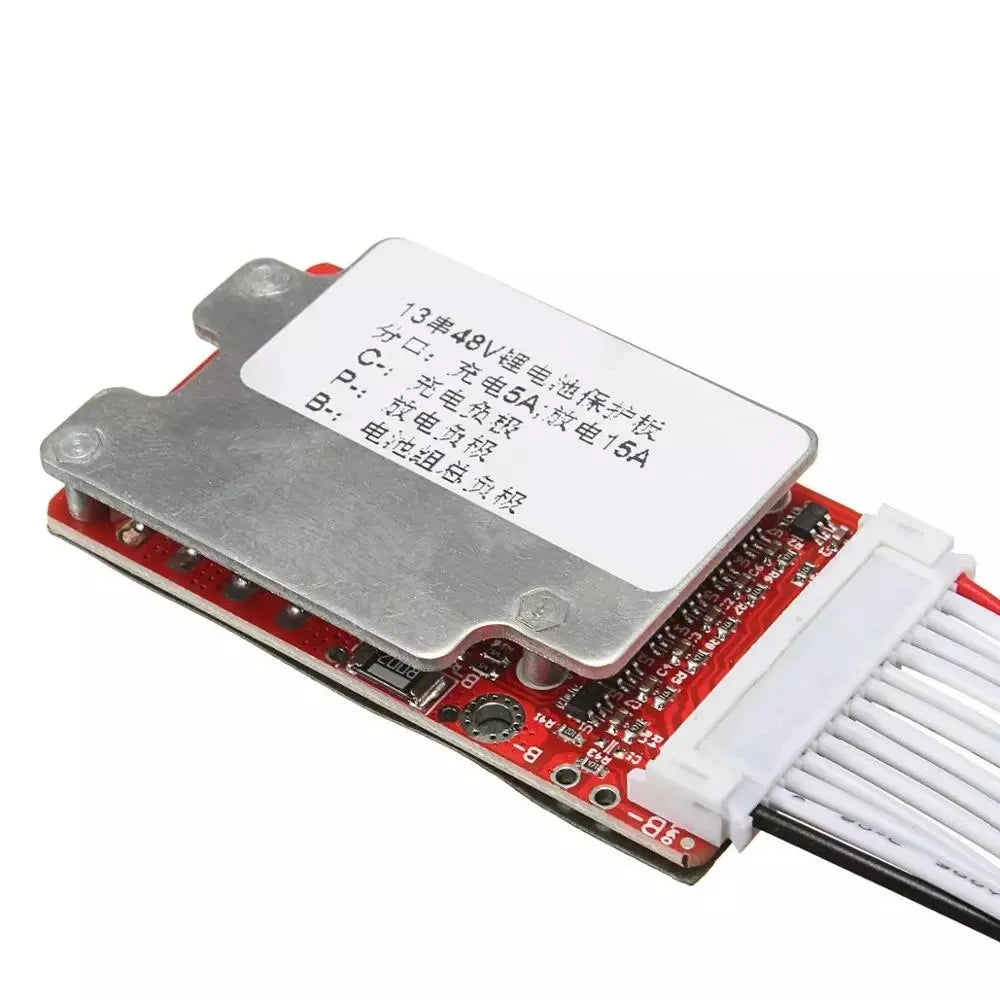 Custom 48V 13S 15A-45A 20x 3.6V/3.7V/4.2V Lithium ion Li-ion Li-Po Battery Protection Board BMS PCB Manufacturer