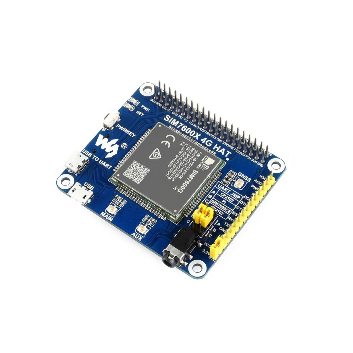 4G LTE GPS Expansion Board for RasPi RPI Raspberry Pi 5 4 Model B 3 3B Plus Zero 2 W Projects HAT Complete Kit Accessories