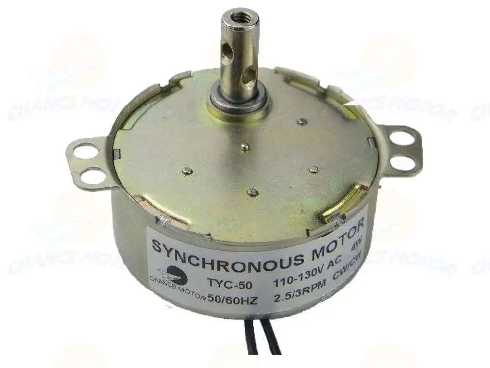 Custom Incubator Motor TYC-50 110V/220V 2.5-3RPM/5-6RPM Synchronous Motor With Cord 1.8m Length Power Cord Switch Plug Extension 2PCS Manufacturer