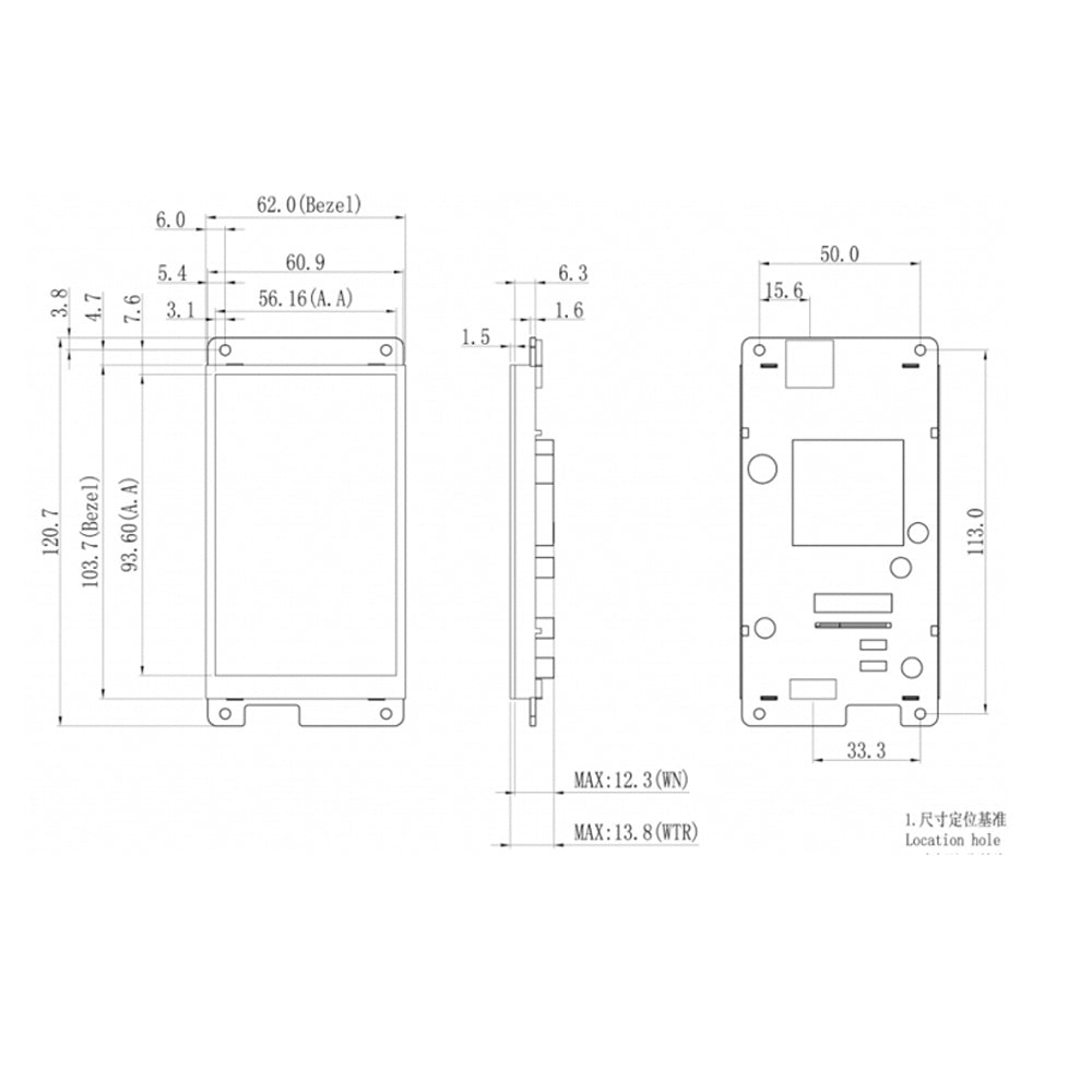 4.3-inch serial port screen DGUS II Serial port screen Capacitive touch screen Custom