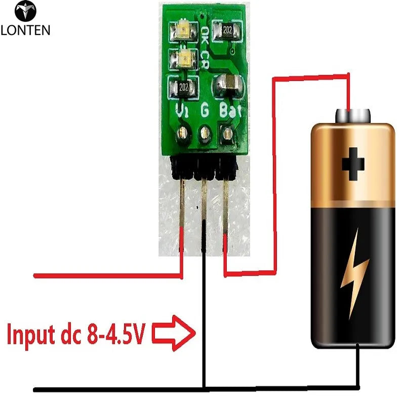 Custom 08CRMA*10 Ultra-small Battery charger board DC Power supply Module for 18650 Rechargeable Li-ion Battery LED toy UAV RTF UFO Manufacturer