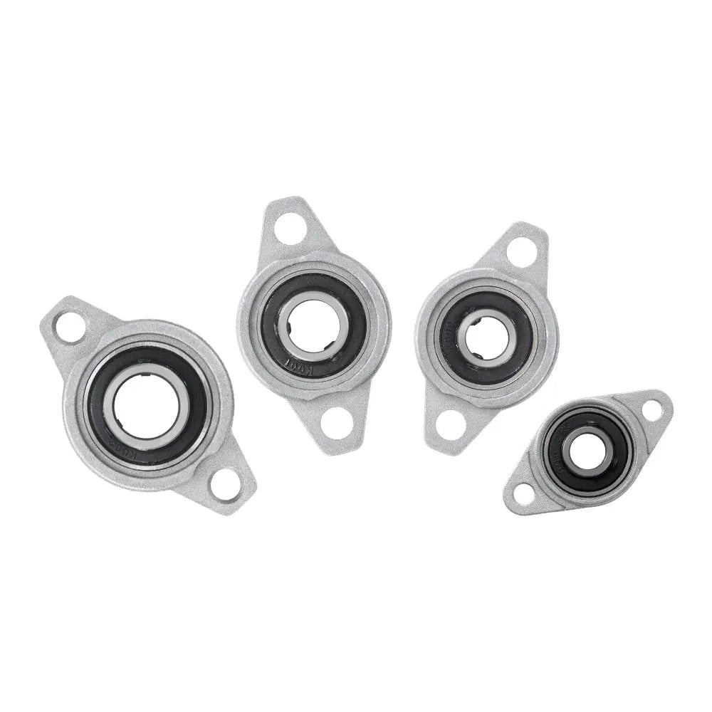 Custom KP08 KFL08 T8 Lead Screw Support Diameter 8mm Zinc Alloy Bore Ball Bearing Pillow Block Mounted For T8 Lead Screw Shaft Collar Manufacturer