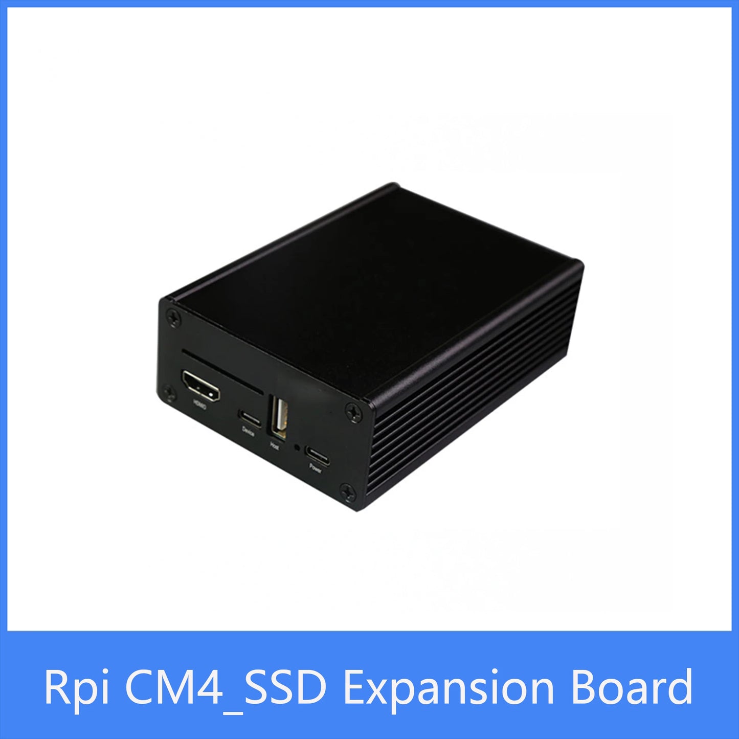 Custom Raspberry Pi CM4 CM4_SSD Expansion board Aluminum Case With heatsink NVME M.2 USB HD Manufacturer