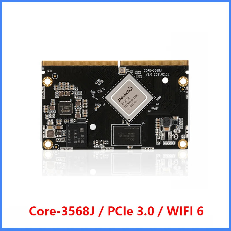 Custom Rockchip RK3568 Coreboard Core-3568J Industry Board 4GB+32GB Quad-Core High-Performance AI WiFi 6 SBC for IOT Smart NVR Manufacturer