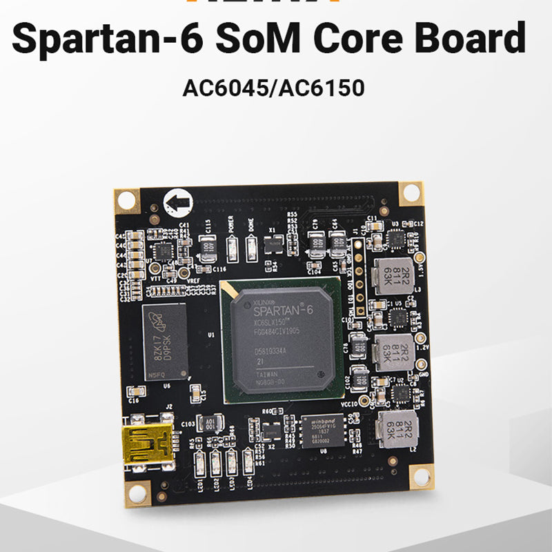 SoM AC6150 AC6045: Xilinx Spartan-6 XC6SLX150 LX45 Industrial Grade System On Module Custom PCB one stop pcba service customize