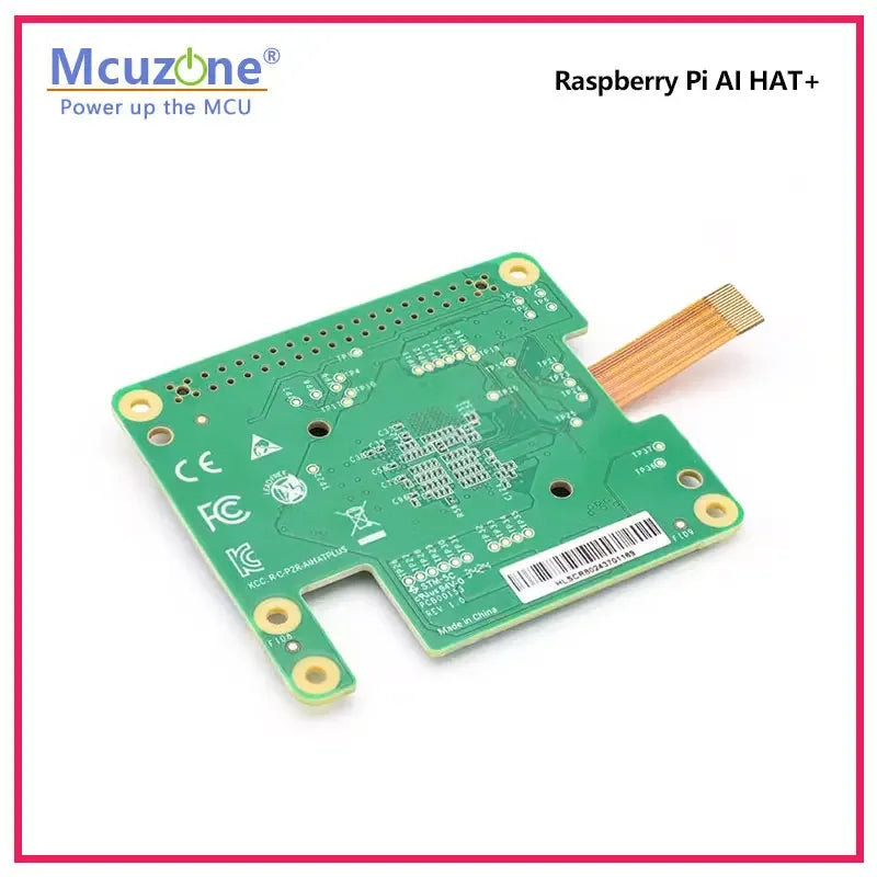 Official Raspberry Pi 5 AI HAT+ Artificial Intelligence Kit with Hailo8l/Hailo8 Accelerator Module, 13Tops/26Tops Custom
