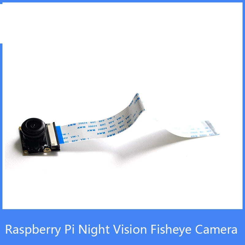 Custom Raspberry Pi Night Vision Fisheye Camera Wide Angle 5MP OV5647 Camera Suit for Raspberry Pi 3/2 Manufacturer