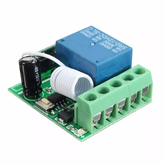 Custom DC12V 10A 1CH 433MHz Wireless Relay RF Remote Control Switch Receiver with case modules Manufacturer