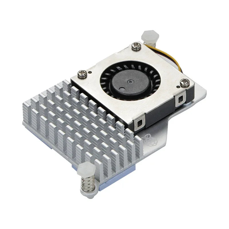 Custom New Raspberry Pi 5 Active Cooler Heatsink with PWM Adjustable Speed Cooling Fan Aluminum Heat Sink Radiator Manufacturer