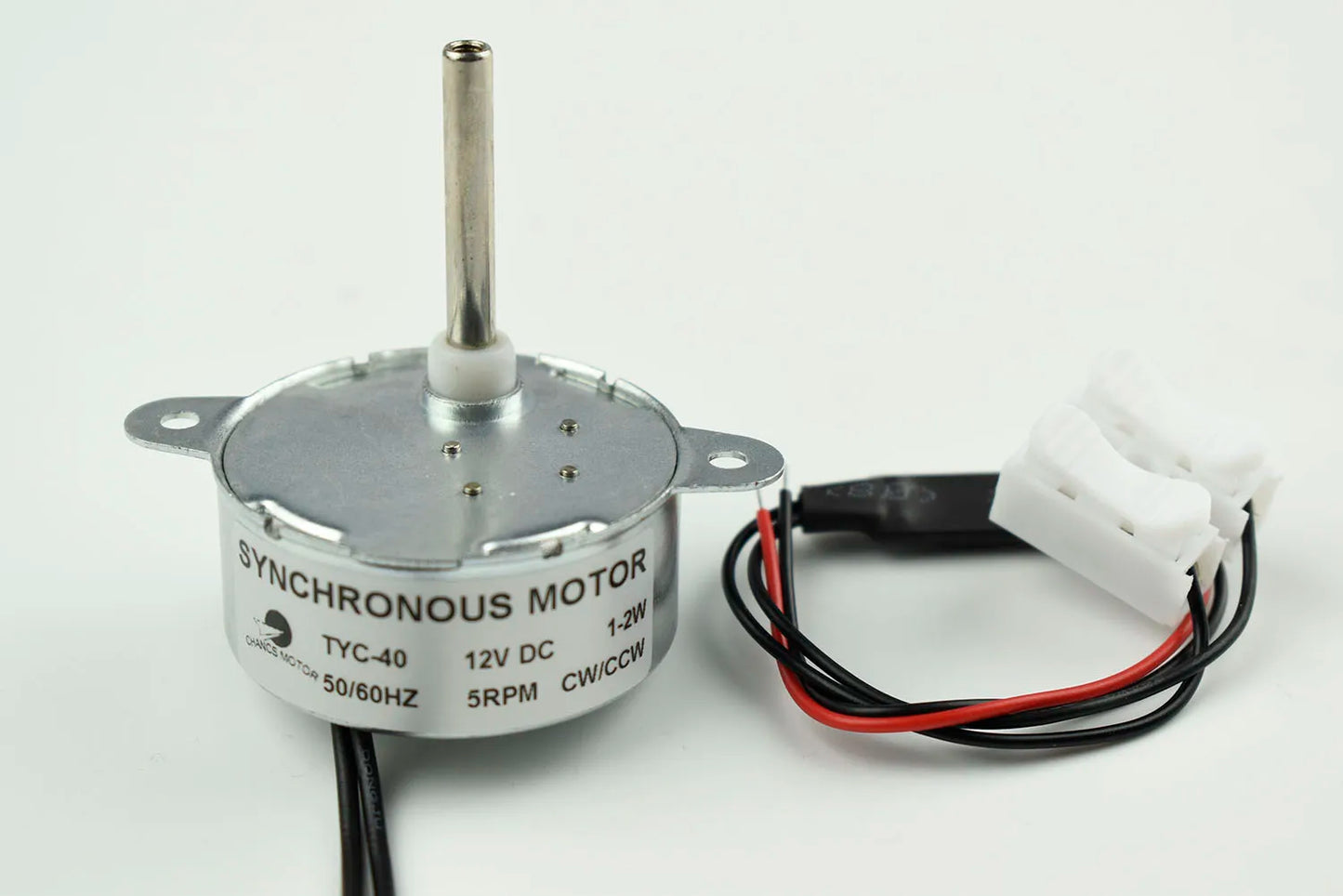 Custom Small Synchronous Motor TYC-40 12V 5RPM AC Inner-Shaft Length 33mm Slow Speed Electric Motor 2PCS Manufacturer