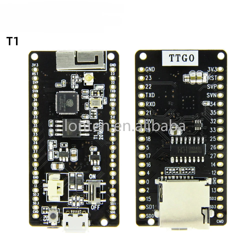 Custom TTGO T1 V1.3 ESP32 Development Board Rev1 Wifi Module and BT and Card Bord 4MB FLASH Manufacturer