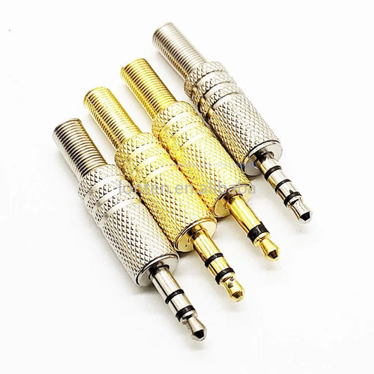 Custom 2pcs 3.5mm Replacement 3.5 Male Repair Headphones Audio Jack Plug Connector Soldering for Most Earphone Jac Manufacturer