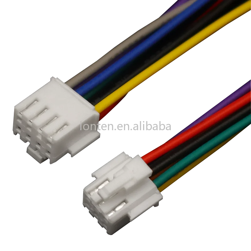 Custom 5PCS Phb2.0mm Terminal Wire Single End Connecting Wire 2x2P-12P Double Row Buckle Electronic Cable 20CM Manufacturer