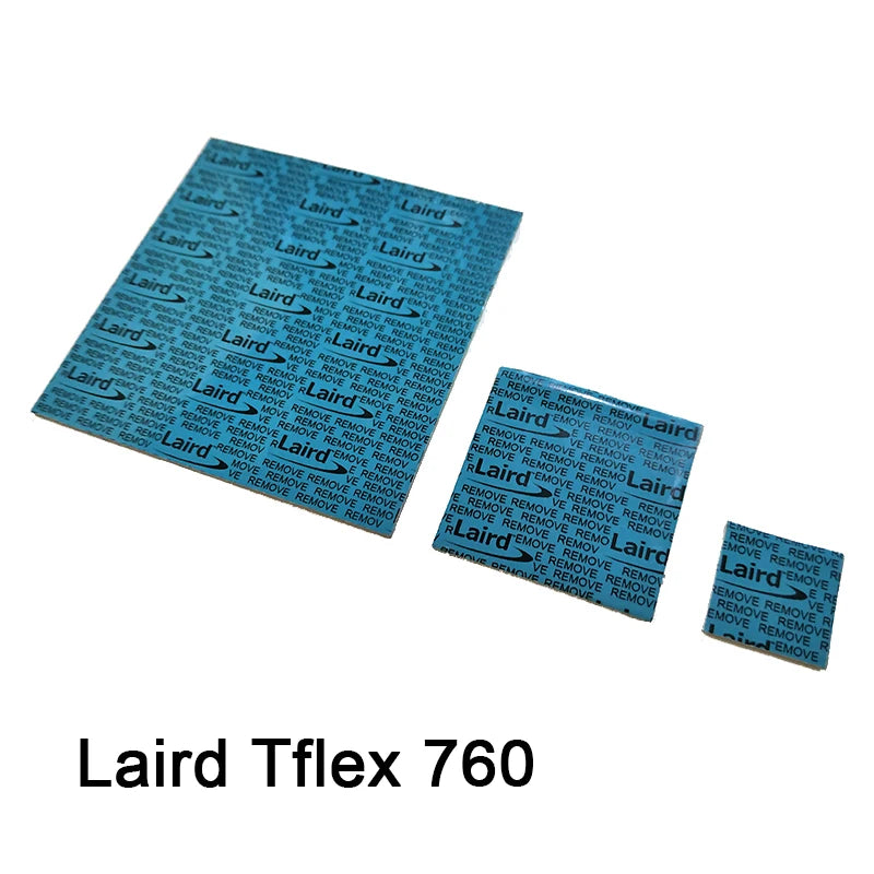 Custom Silicon GPU Thermal Pad for LAIRD T-FLEX 760 700 SERIES Thermal GAP FILLER  VGA GPU Thermal PAD COOLING  15x15 30x30 60x60x1.5 Manufacturer