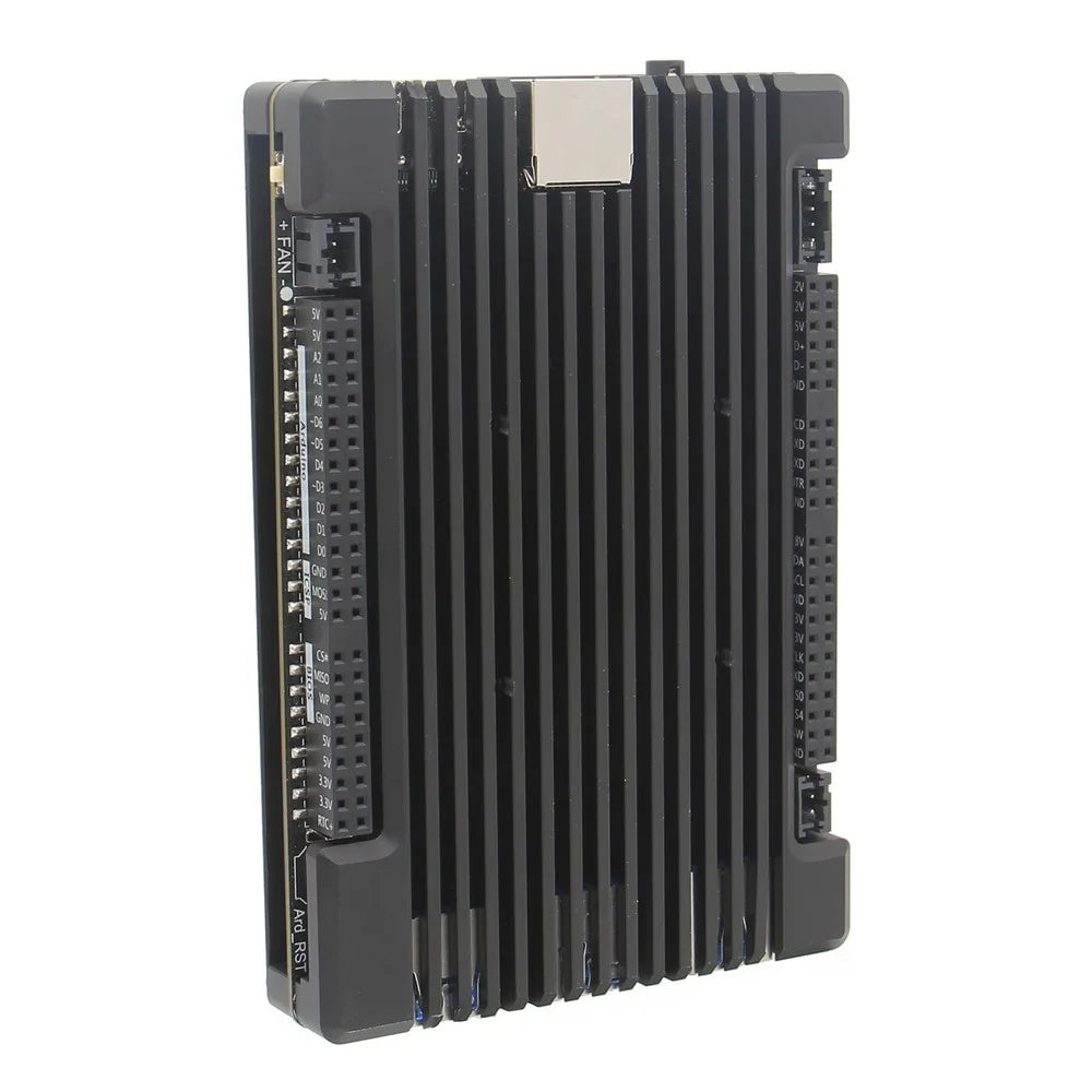 Custom LattePanda Aluminum Alloy Case Passive Cooling Enclosure with Heat Sink for LattePanda Alpha & LattePanda Delta Manufacturer