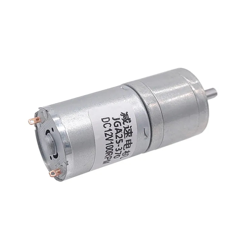 Custom JGA25-370 Geared motor DC motor 6V 12V 24V electric gear motor high torque 5/10/15/30/60/100/150/200/300/400/500/1000/1200 rpm Manufacturer