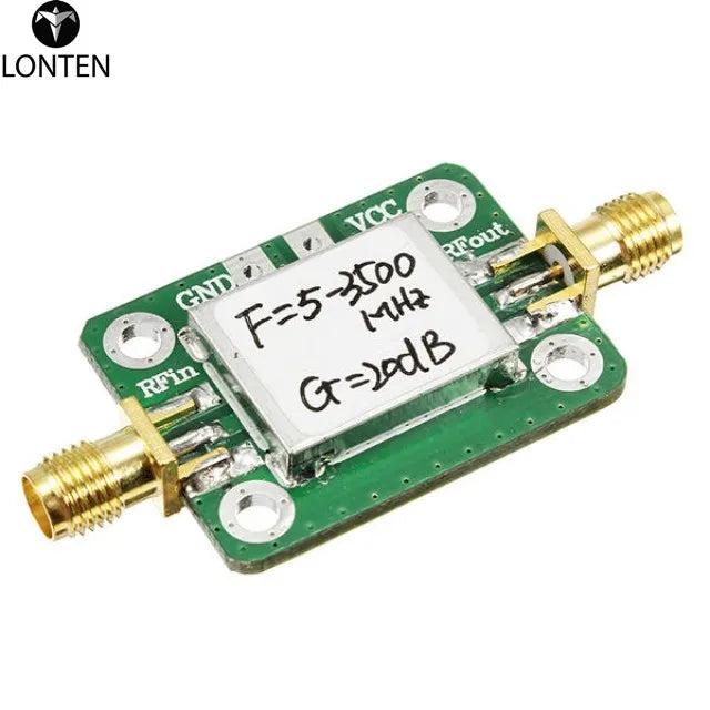 Custom Lonten LNA 5-3500MHz 20dB Gain Broadband Low Noise RF Amplifier With Shielding Shell Manufacturer