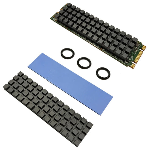 Custom Pure Copper Graphene Heatsink M.2 NGFF 2280 PCI-E NVME SSD Thermal Pad Cooler Radiator 67x18x0.5/1.5/2.0/3.0/4.0mm Manufacturer