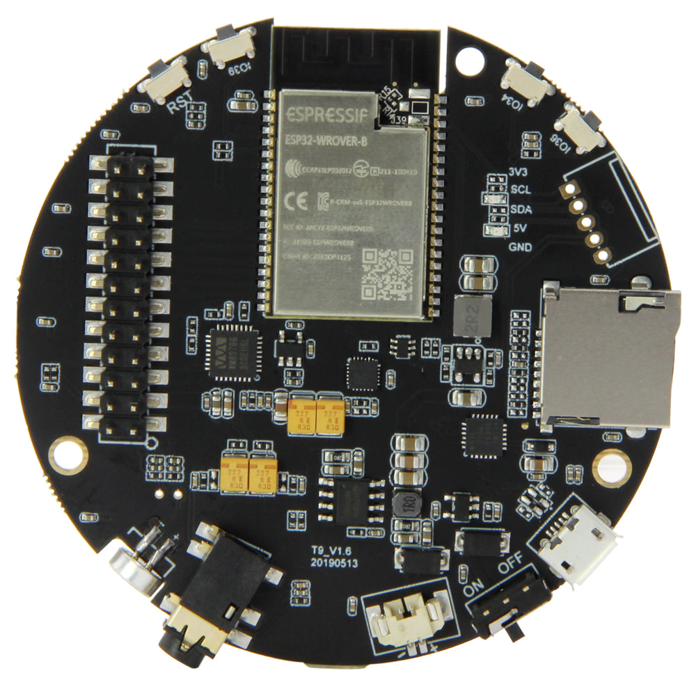 TTGO TAudio V1.6 ESP32-WROVER Slot WI-FI Module MPU9250 WM8978 12Bits WS2812B Custom PCB pcba rdt test manufacture customize