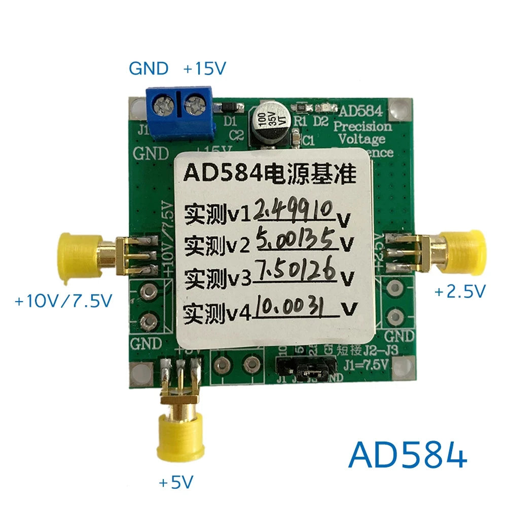 Custom TL431 AD584 LM399 Voltage Reference Source 2.5V/5V/7.5V/10V High Precision for Voltmeter calibration, ADC reference, DAC Manufacturer