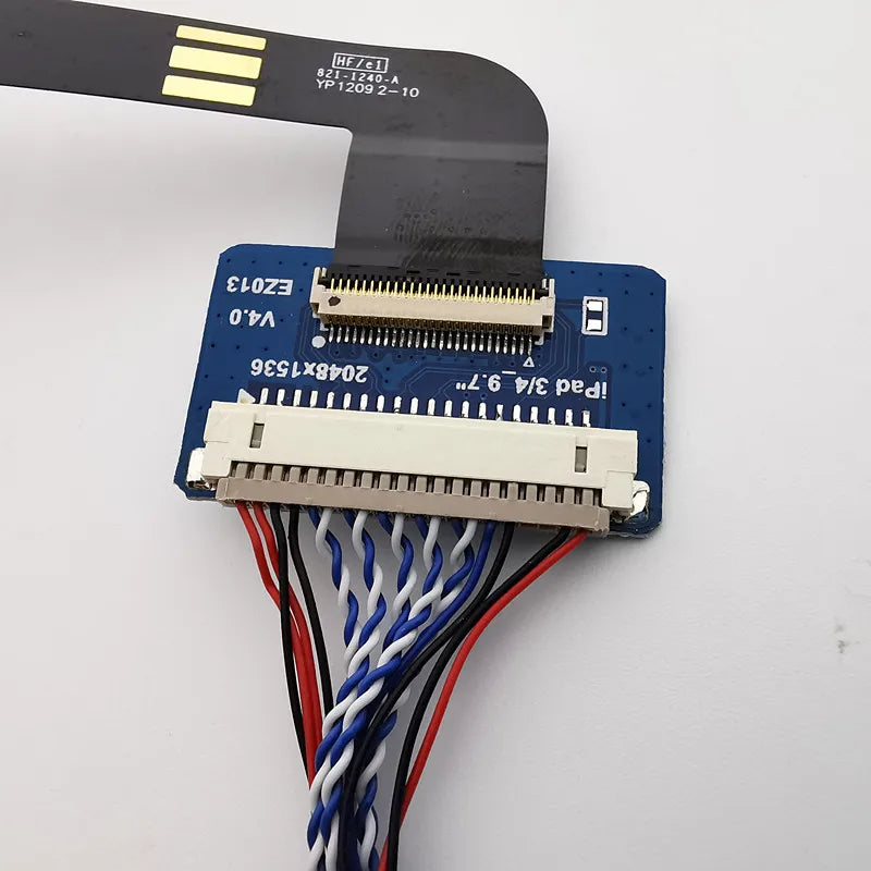 Custom 4K HD LVDS Controller Board for iPad 3 4 9.7' LP097QX1 SPA1 SPAV SPC1 2048x1536 EDP Signal 4 Lanes 51 Pins LCD Display Panel Manufacturer